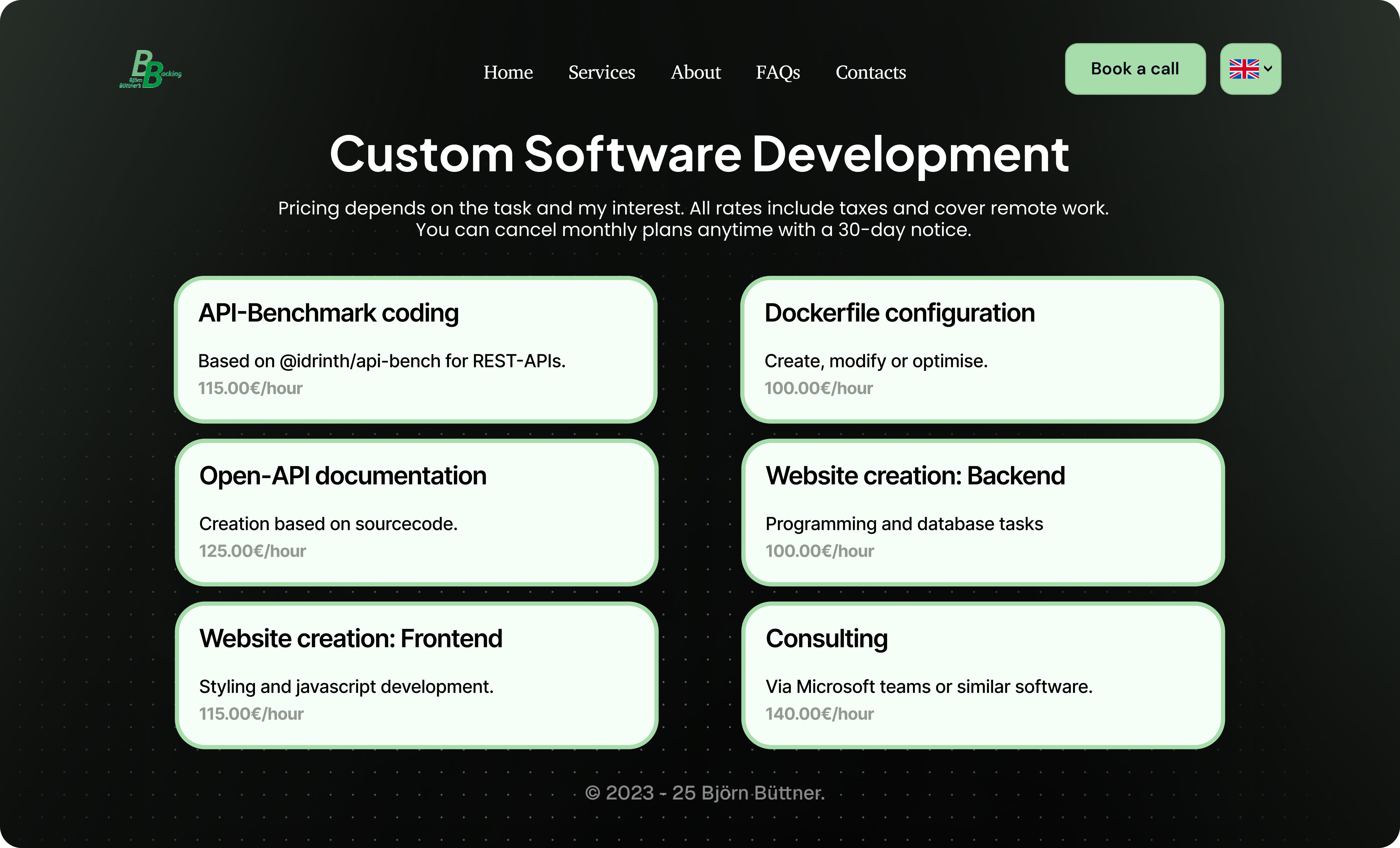 Dark - Service Details